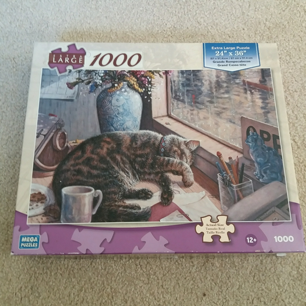 Mega Puzzle 1000 After Hours 36×24" Used